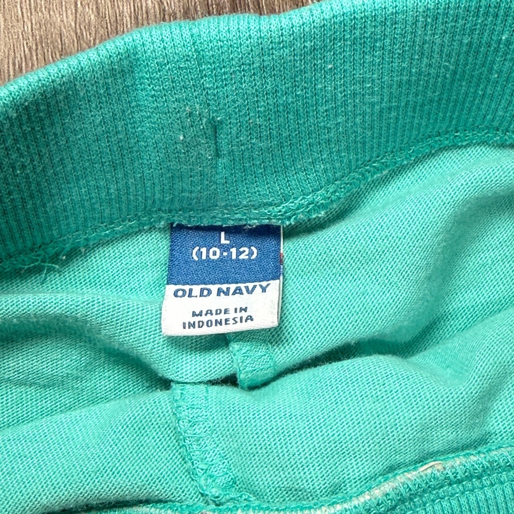 Old Navy Teal Skirt and Blue-Striped Shorts Set (10-12) - Picture 3 of 7